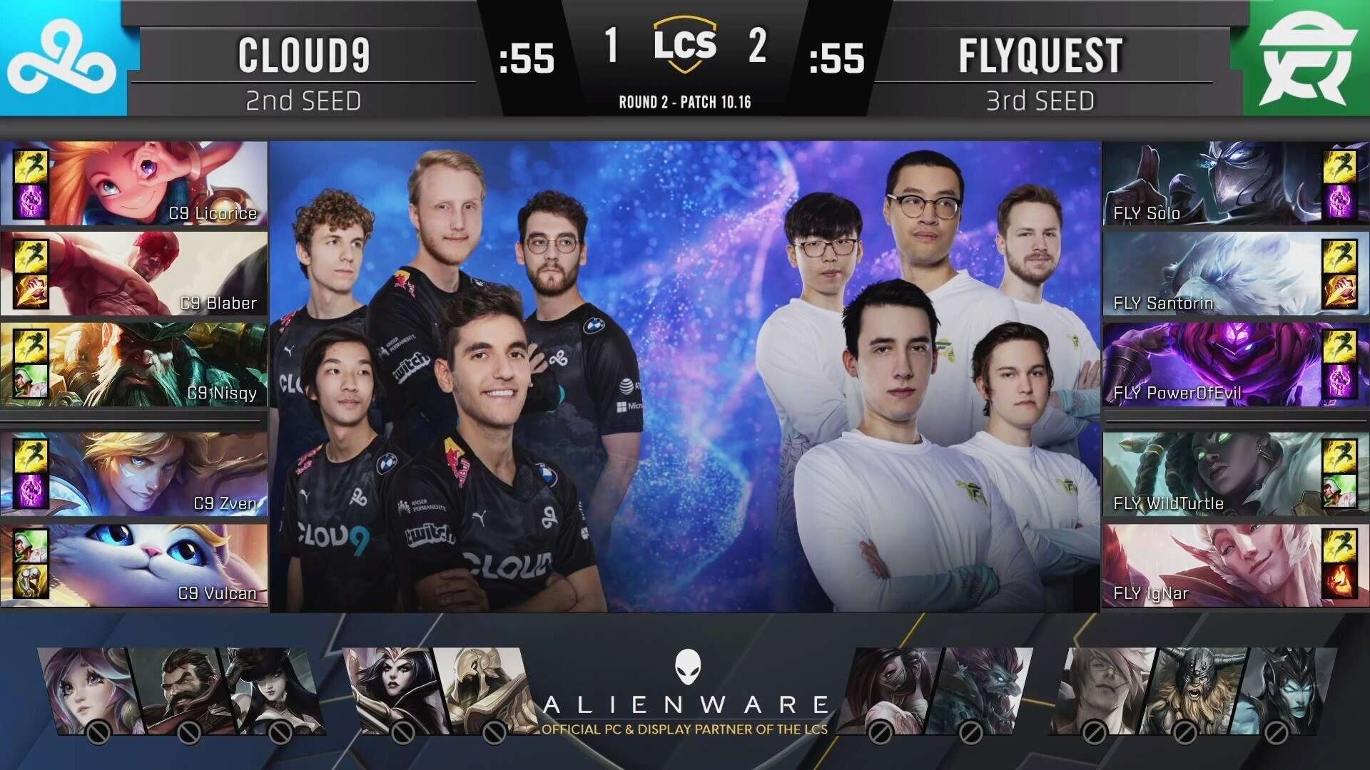 Cloud9 vs flyquest LCS Highlights