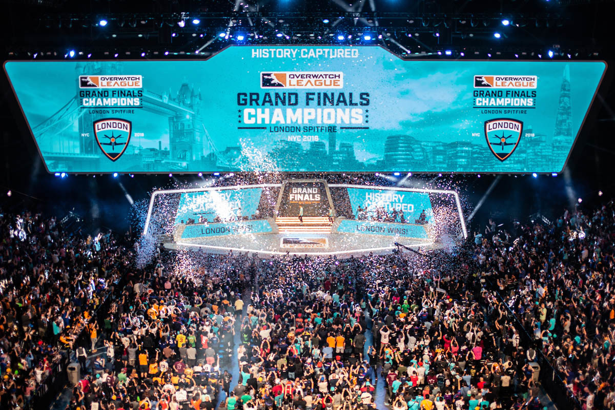 London spitfire win
