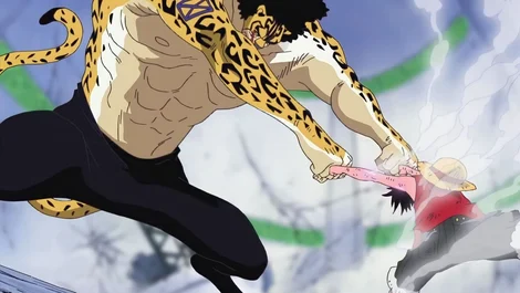 Luffy vs lucci