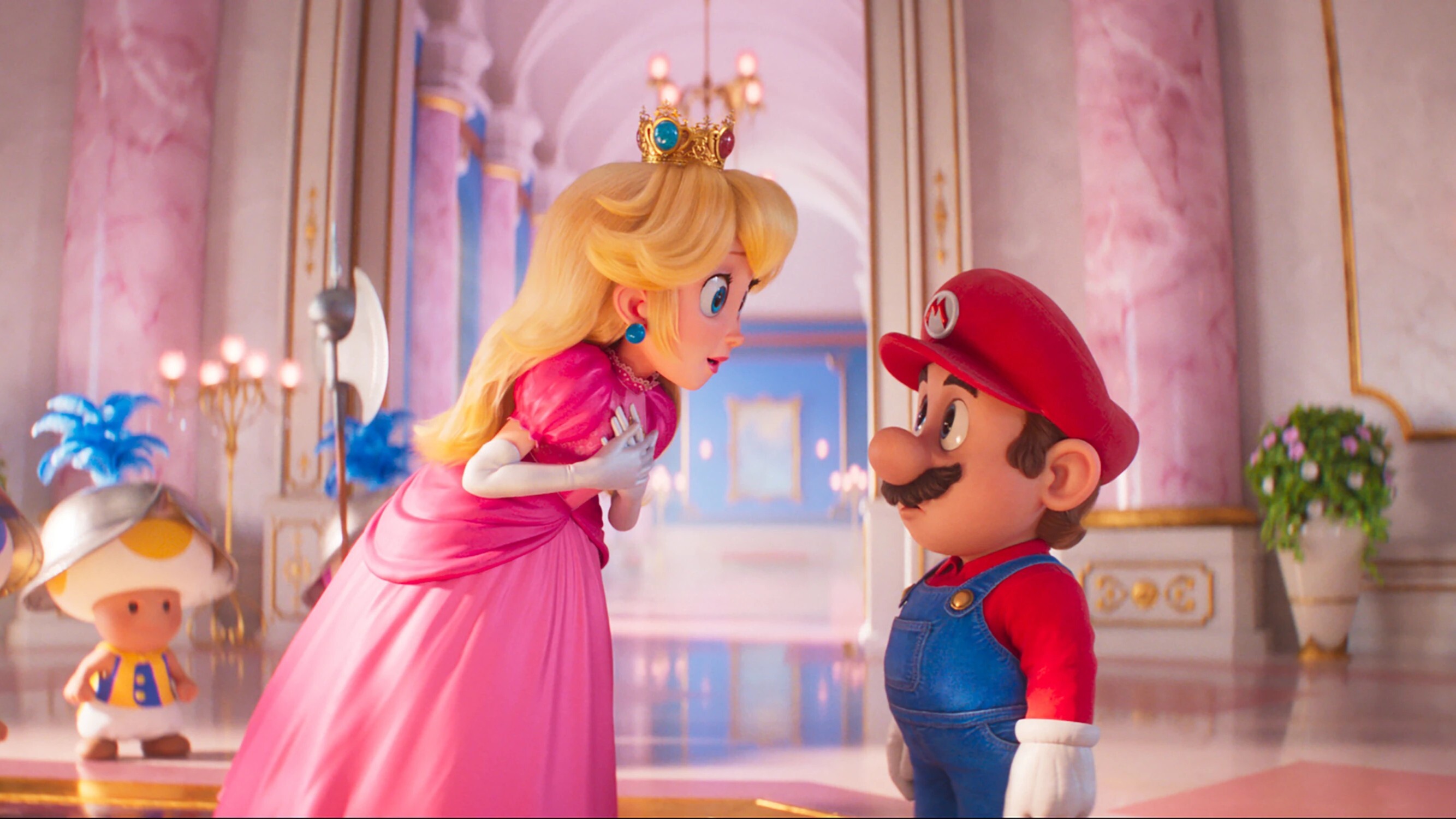 Mario and peach