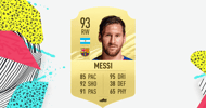 Messi fifa 21 card