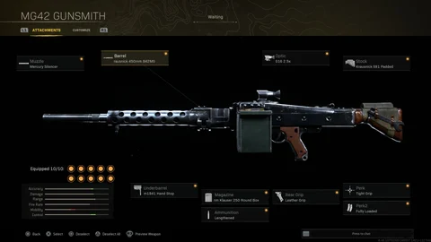 Mg42 attachment setup