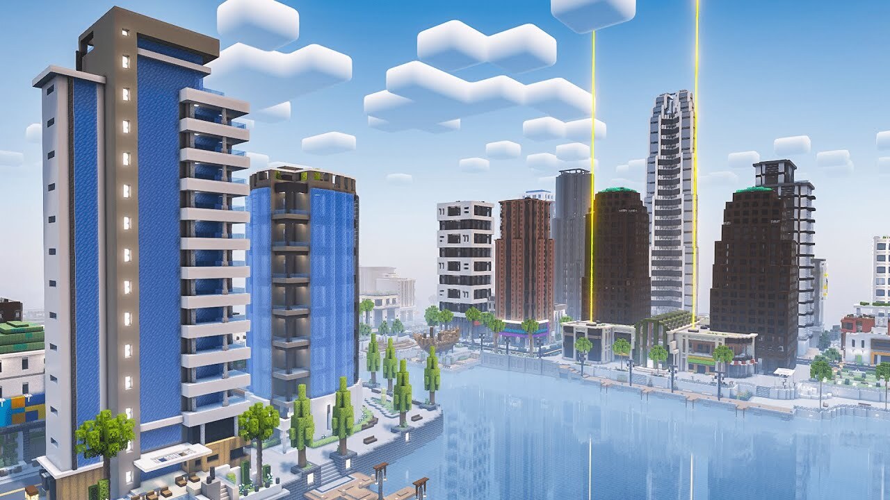 Minecraft city