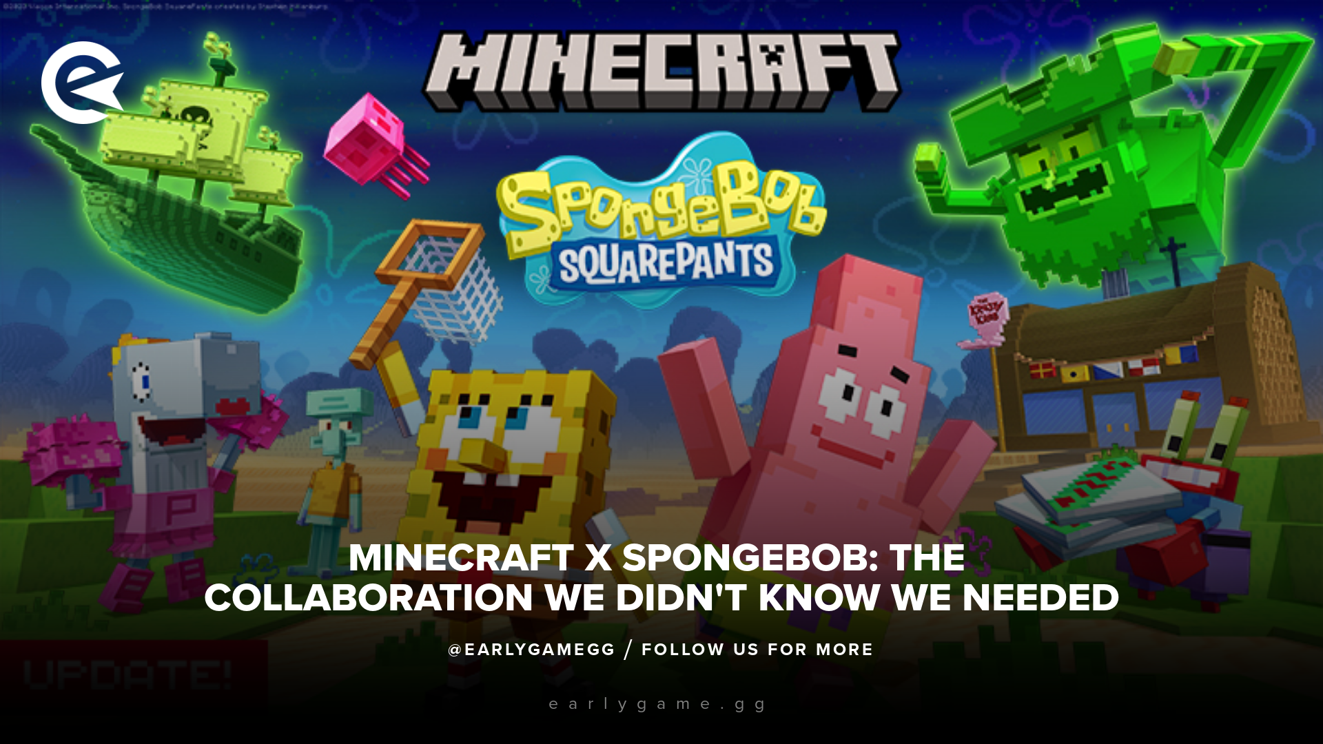 Minecraft x spongebob