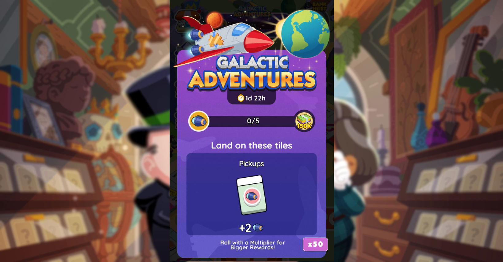Monopoly go galactic adventures event