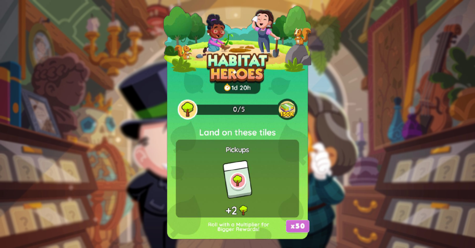 Monopoly go habitat heroes event