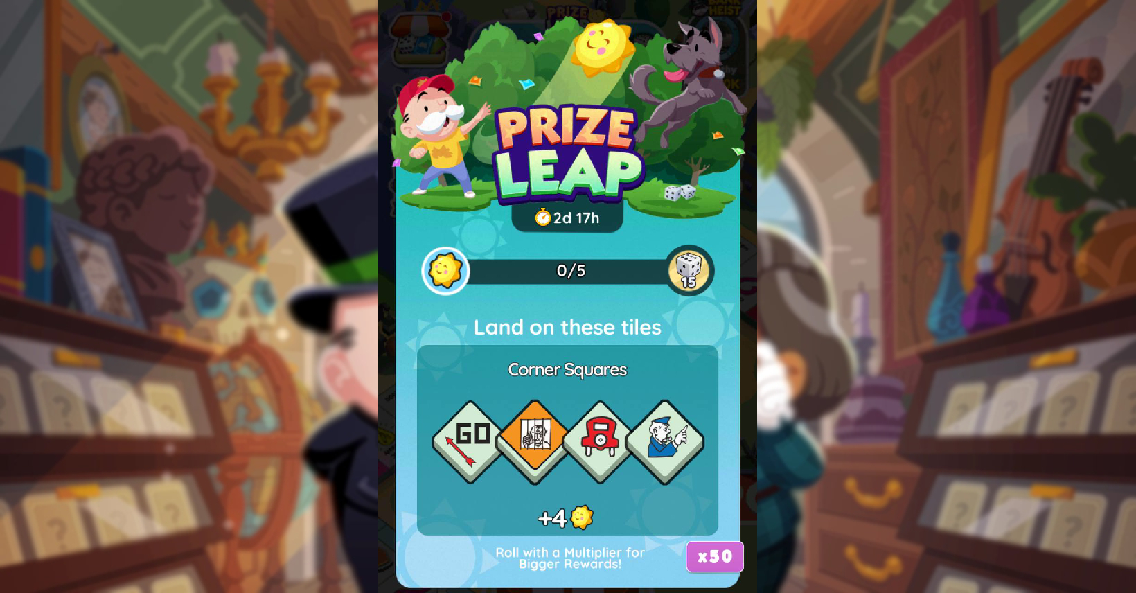 Monopoly go prize leap event