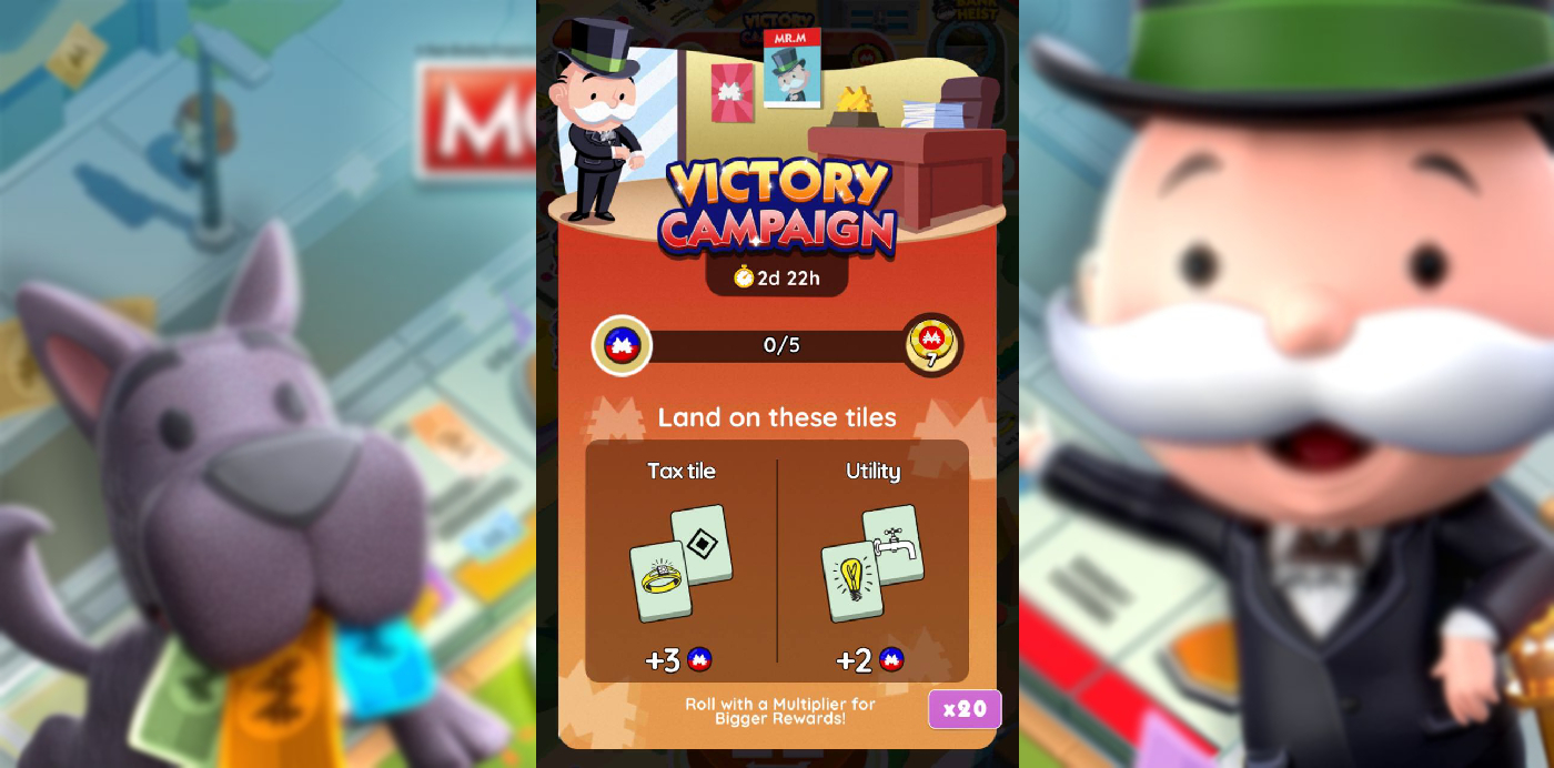 Monopoly go victory campaign event