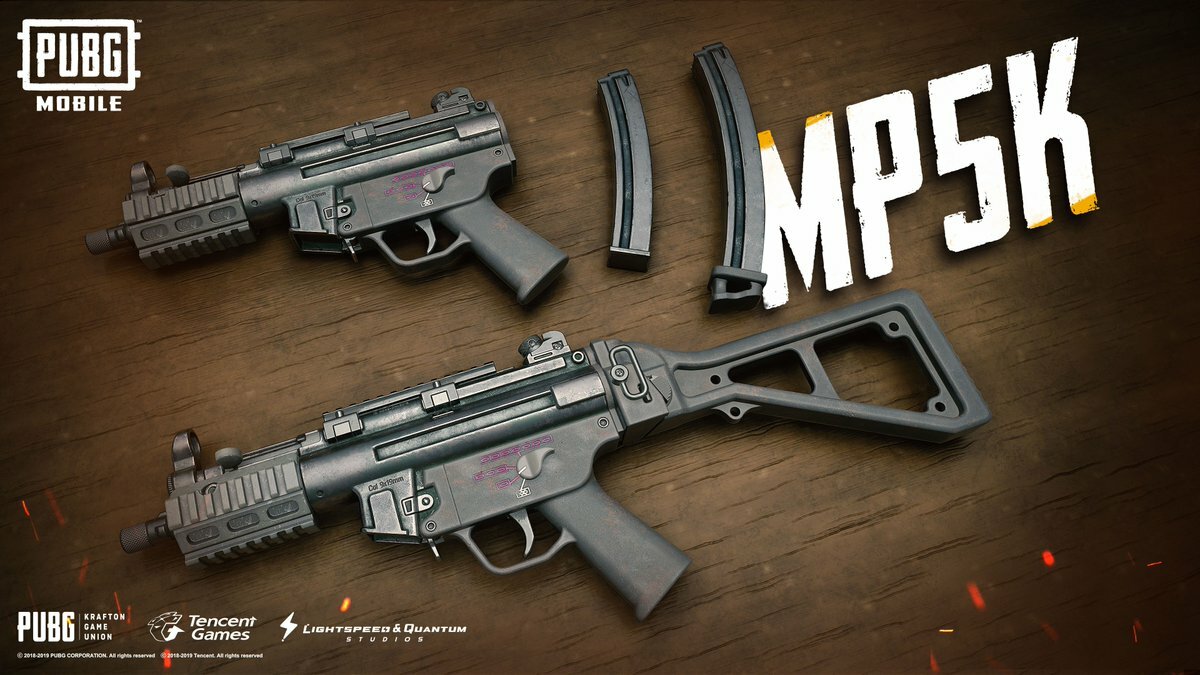 Лучшая загрузка MP5K в PUBG Mobile: полная настройка вложений