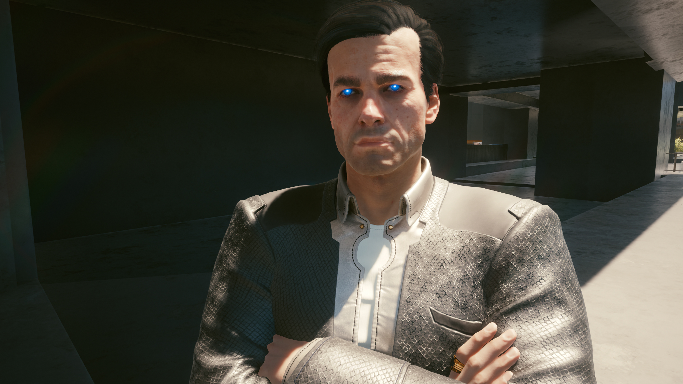 Mr blue eyes cyberpunk