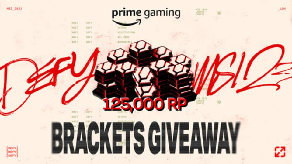 Prime Gaming Presents: League of Legends MSI Giveaways