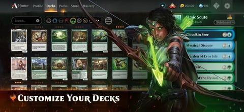 Mtg arena deck customization