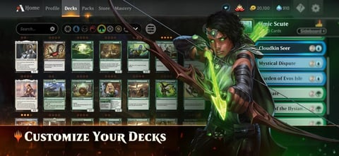 Mtg arena deck customization