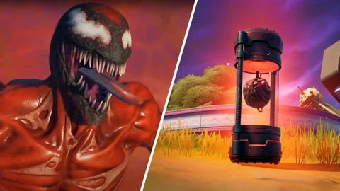 Mythische Carnage Venom Symbionten in Fortnite