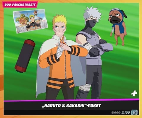 Naruto kakashi paket fortnite