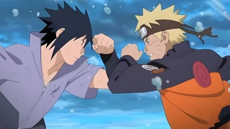 Naruto vs sasukee