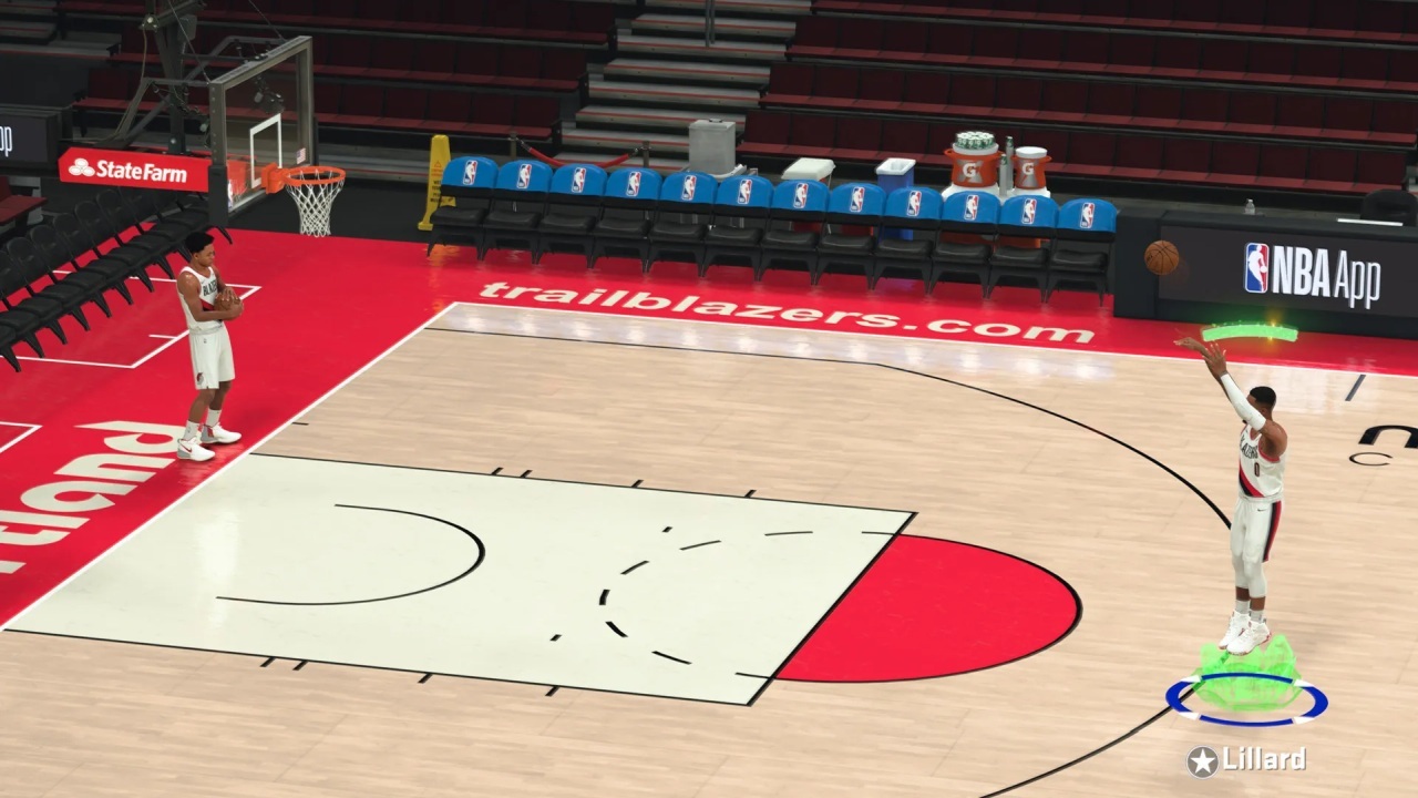 The new throwing mechanic in NBA 2K21 works great