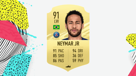 Neymar fifa 21 card