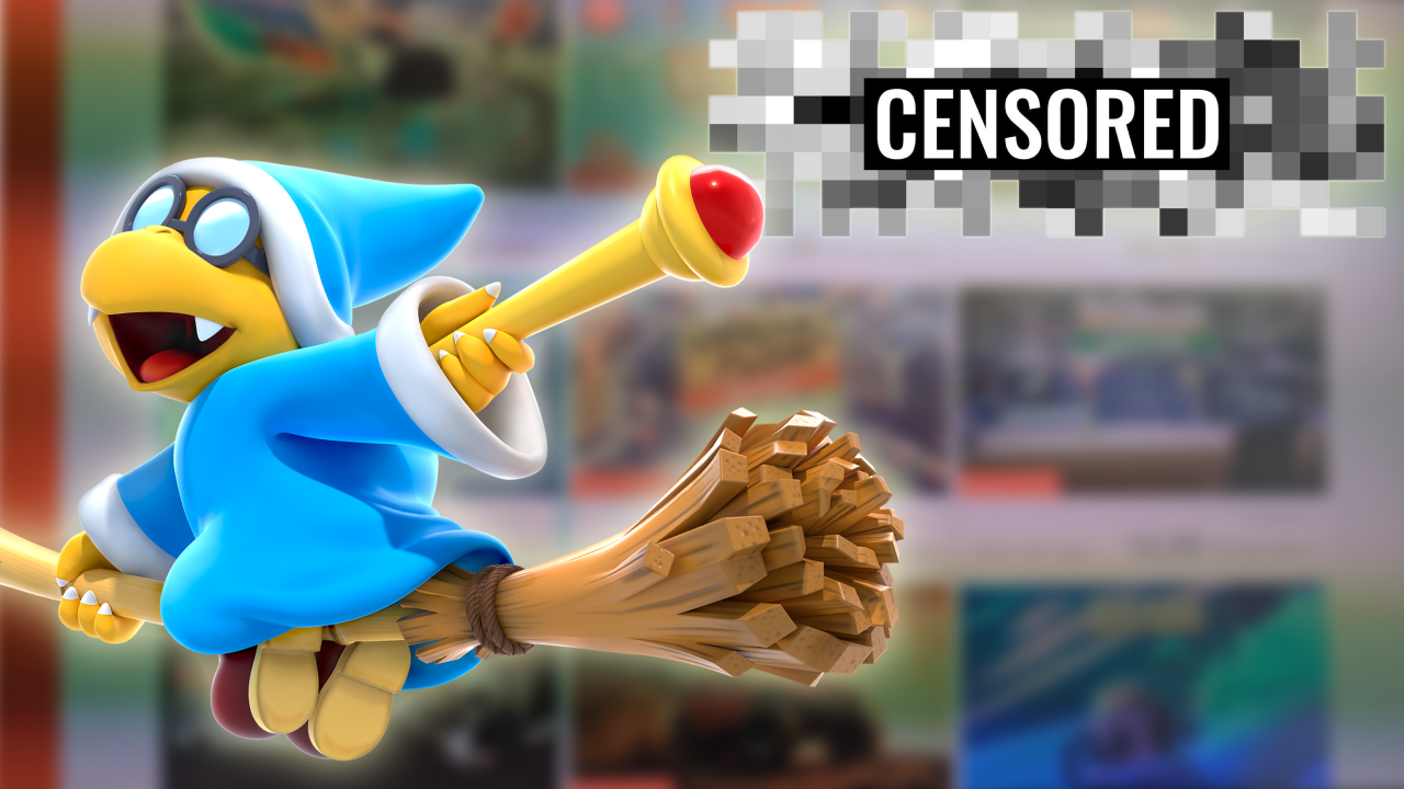 Nintendo censoring thumbnail