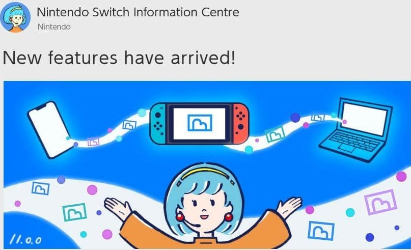 Nintendo switch update