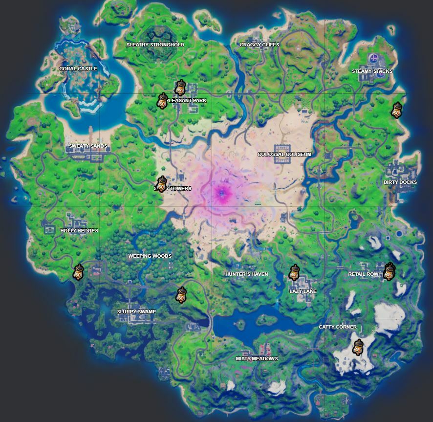 How to Find All Nutcracker Statues in Fortnite EarlyGame