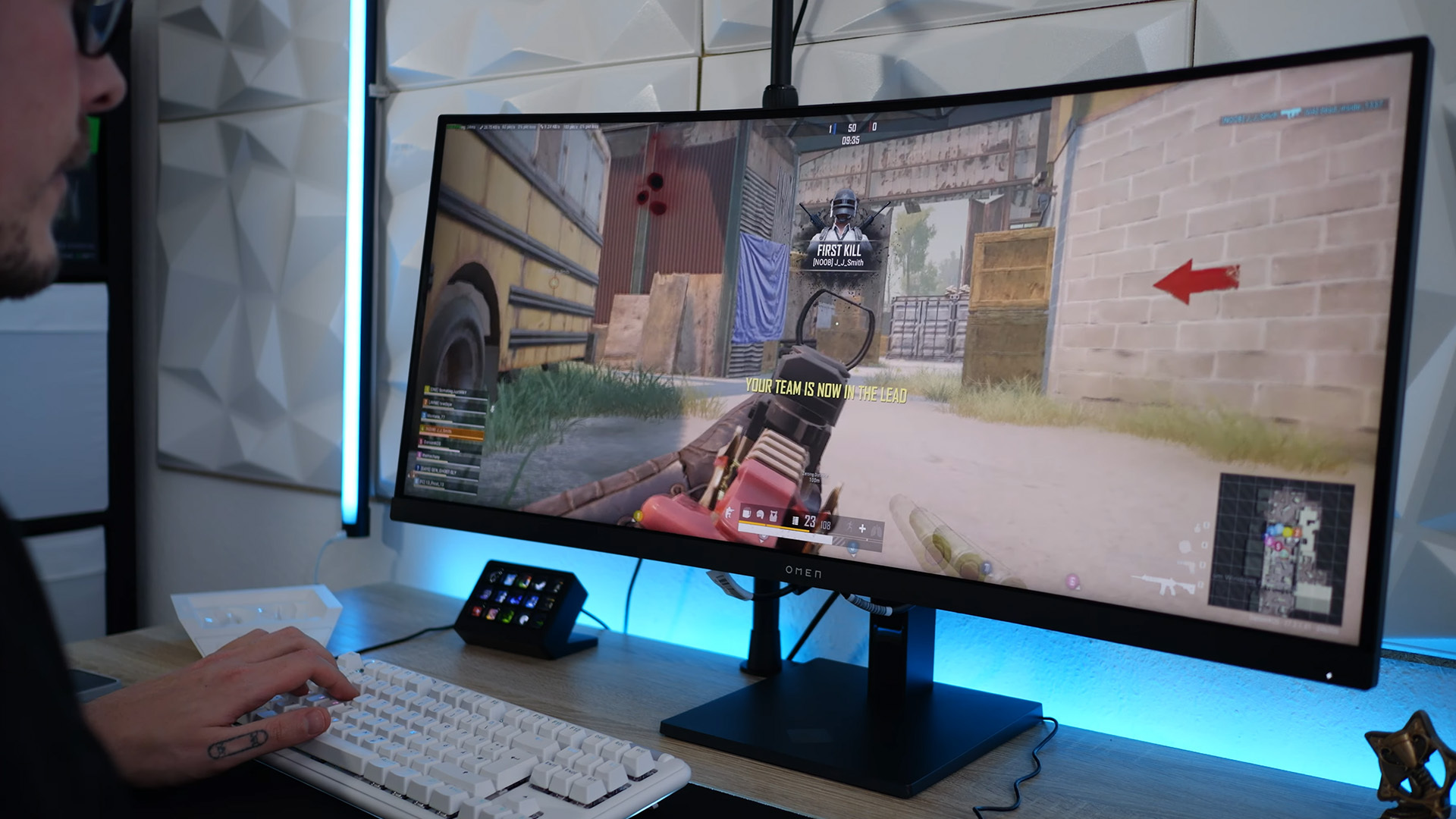 Der Monitor ist Ultrawide. (Screenshot: Gamers Gear)