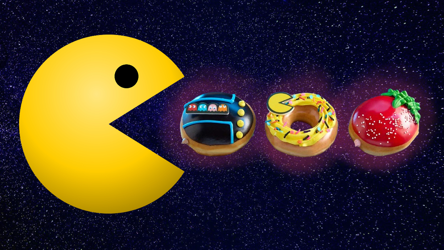 Pacman krispy kreme 4 eigene collage