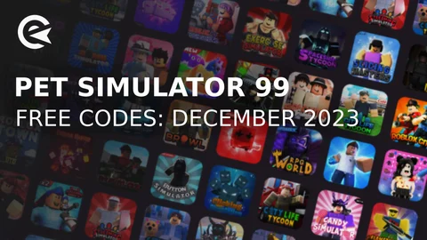 Pet Simulator X codes December 2023