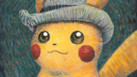 Pikachu van gogh