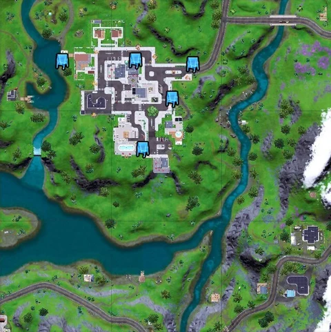 Place signs lazy lake fortnite season 7