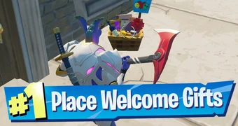 Place welcome gifts at holy hatchery fortnite season 7 header