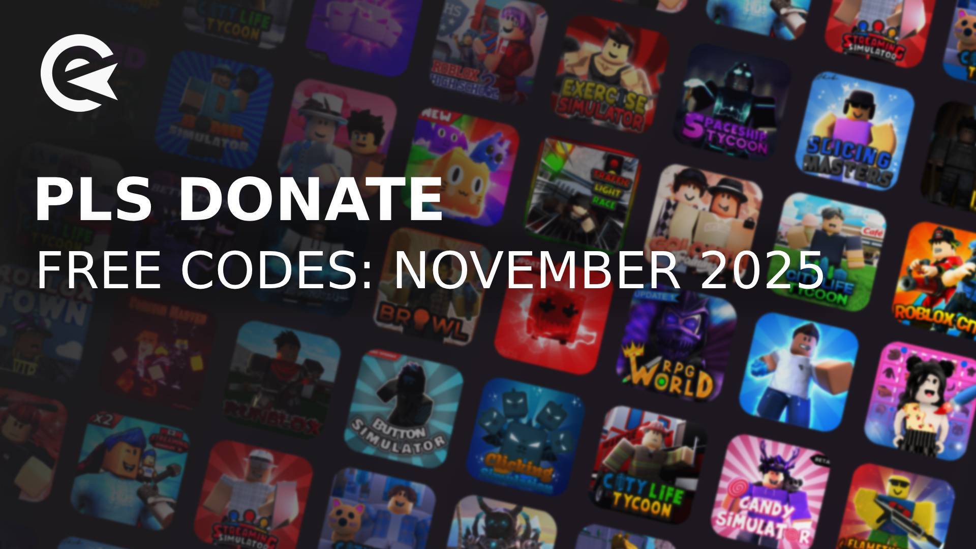 Pls donate codes nov 25