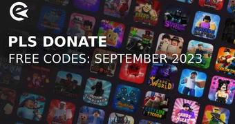 Pls donate codes september 2023