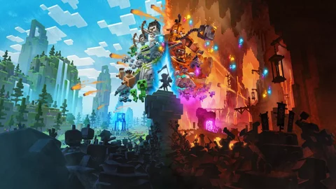 Png Minecraft Legends Keyart