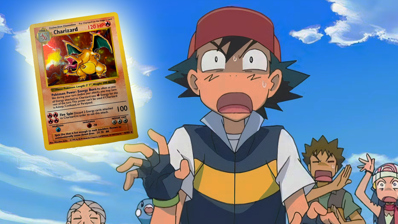 Pokemon charizard card scan