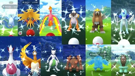 Pokemon go shiny legendarys