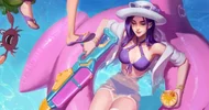 Pool party caitlyn
