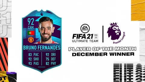 Premier league potm december bruno fernandes