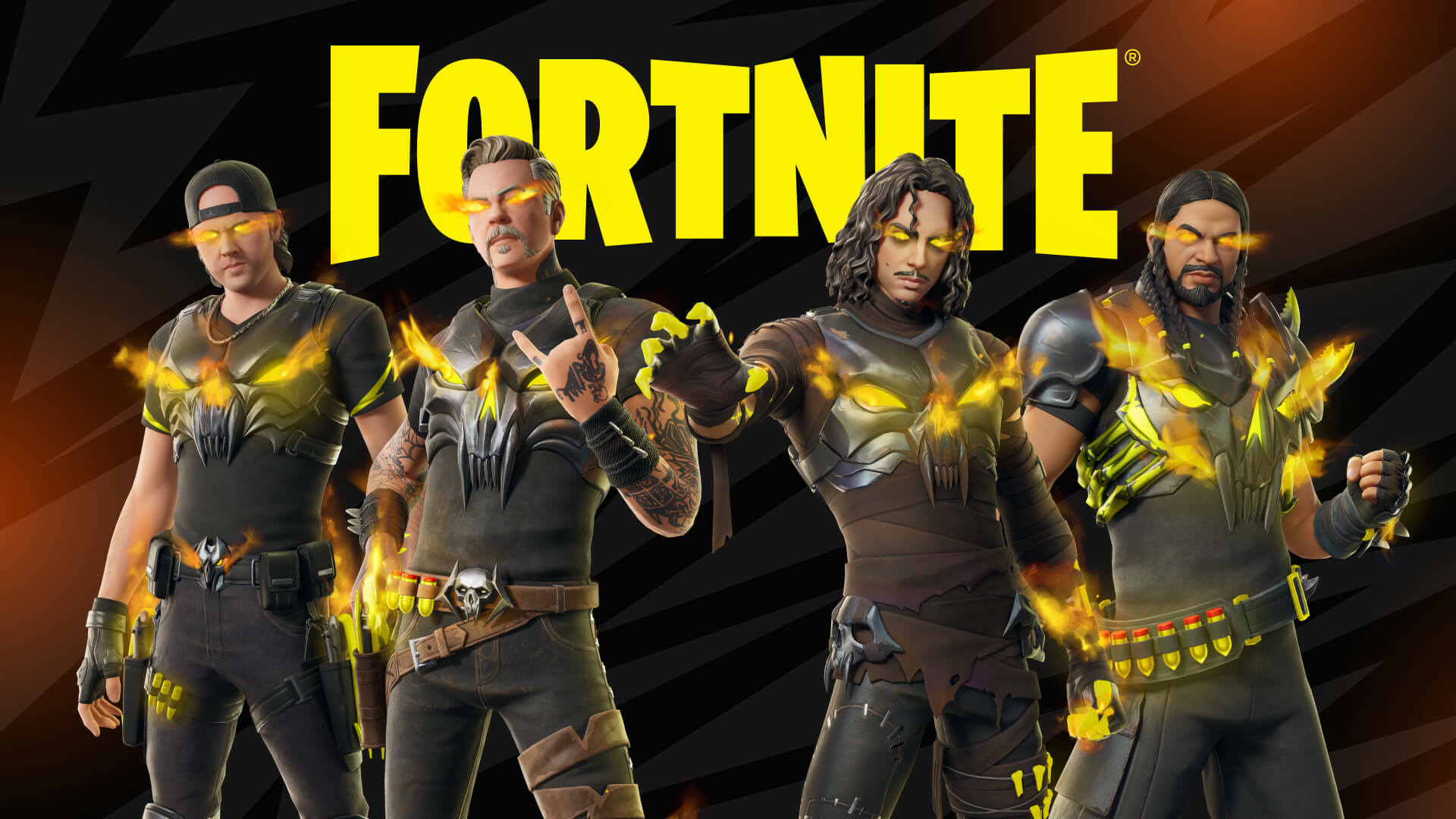 Fortnite x Metallica: все скины, косметика и способы их получения