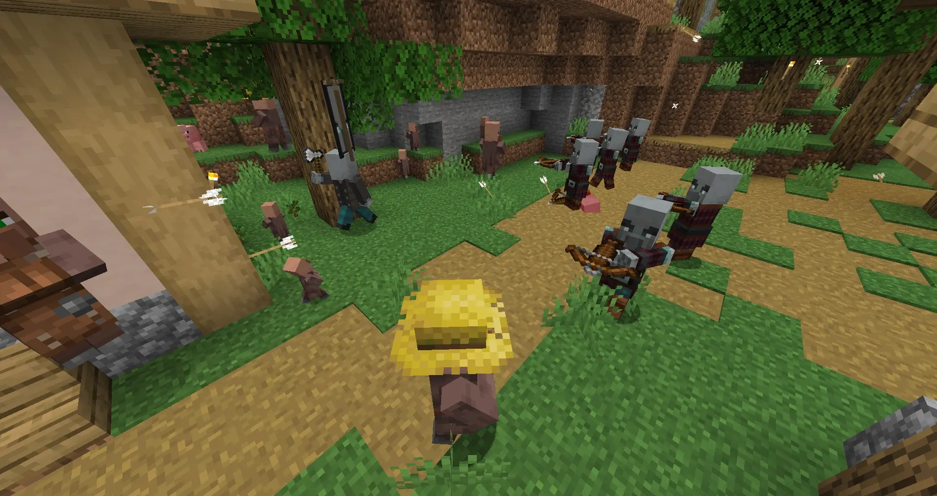 Raid minecraft