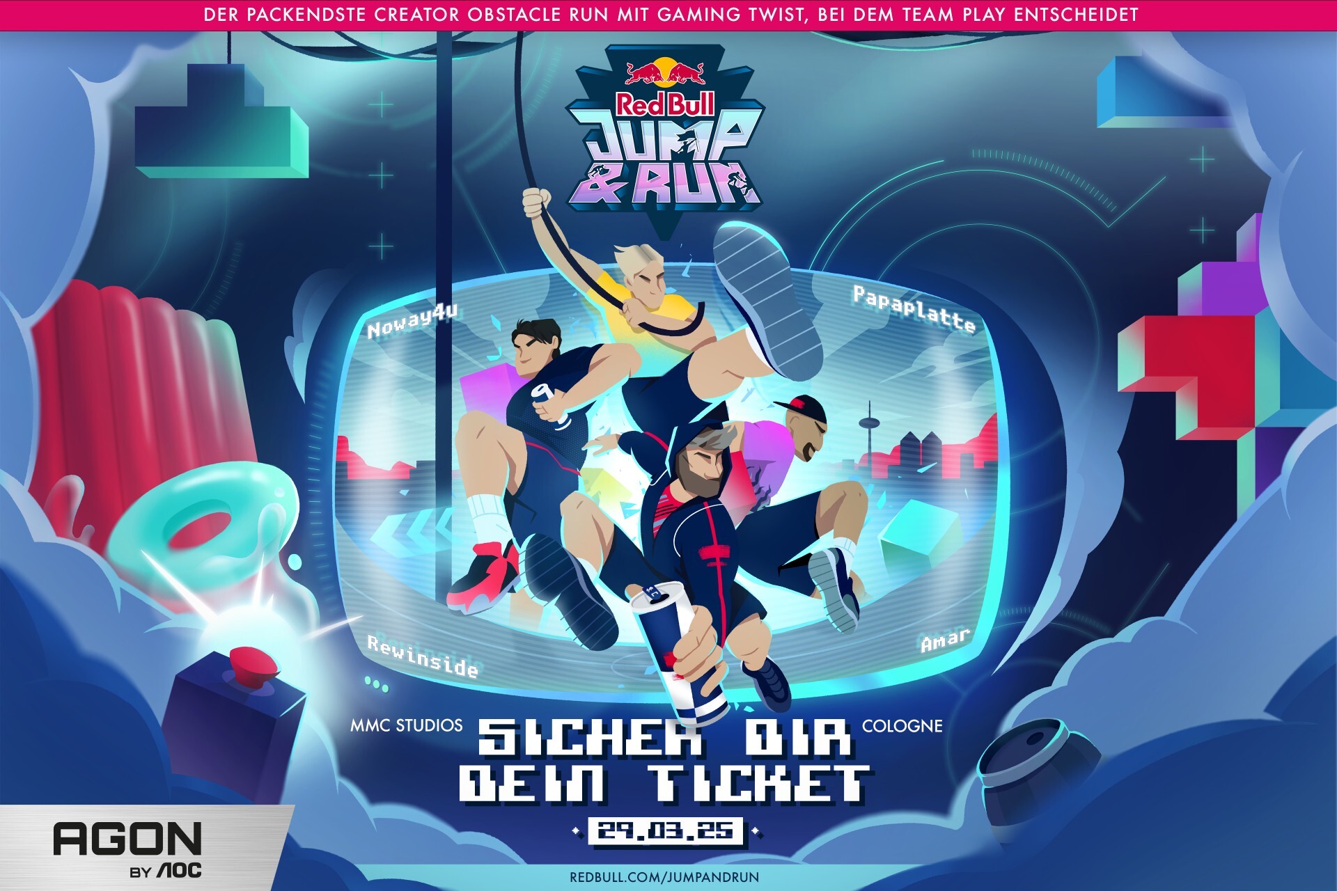 Red bull jump and run tn