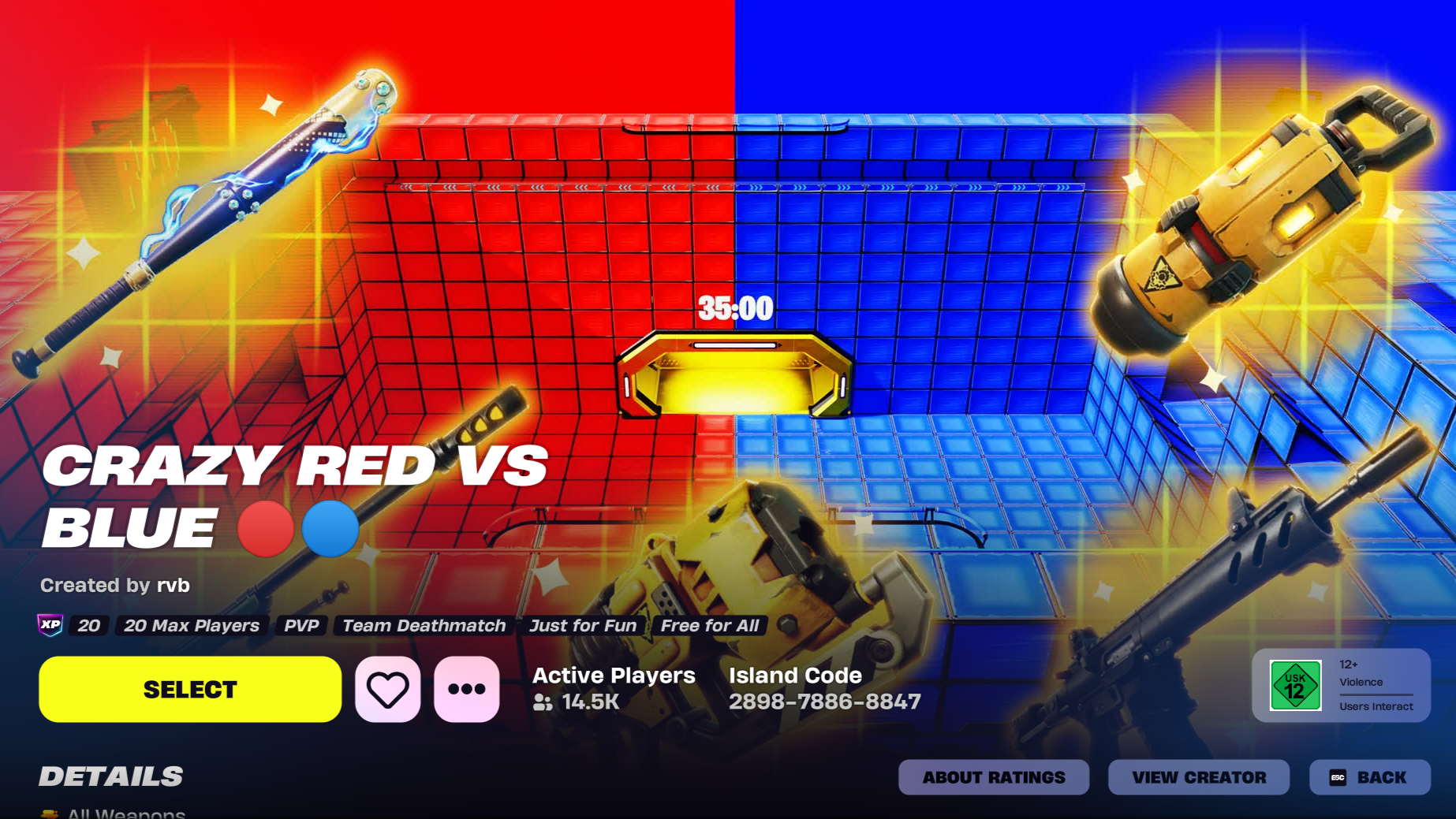 Red vs blue