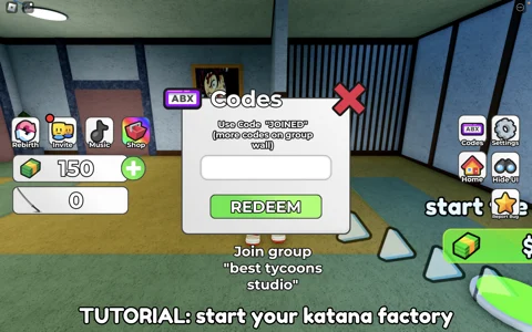 Redeem Make Katanas and Prove Sensei Wrong codes