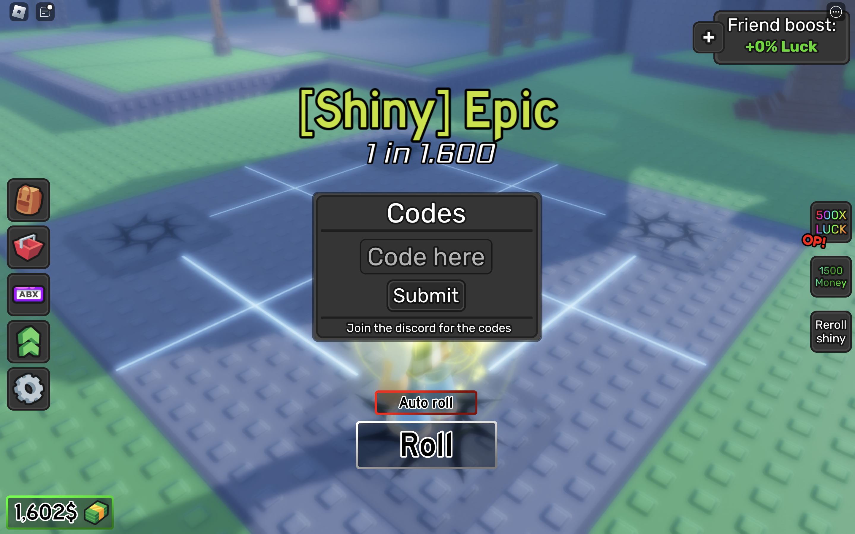 Redeem codes Accurate RNG