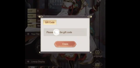 Redeem codes in Among Heroes Fantasy Samkok