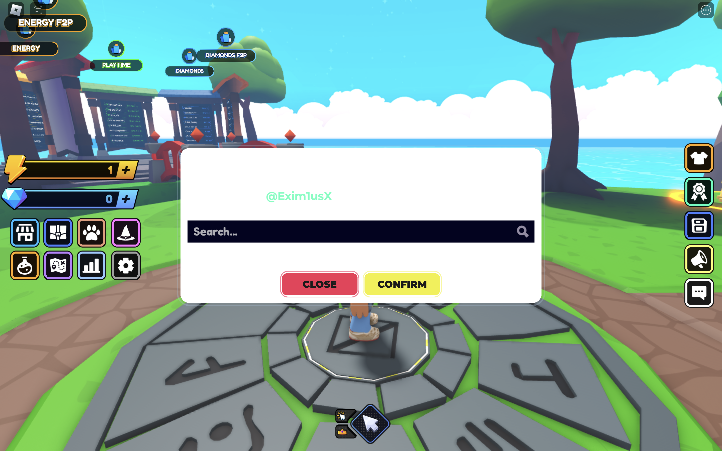 Redeem codes in Anime Heroes Simulator