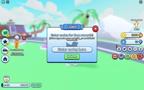 Redeem codes in Car Wash Tycoon