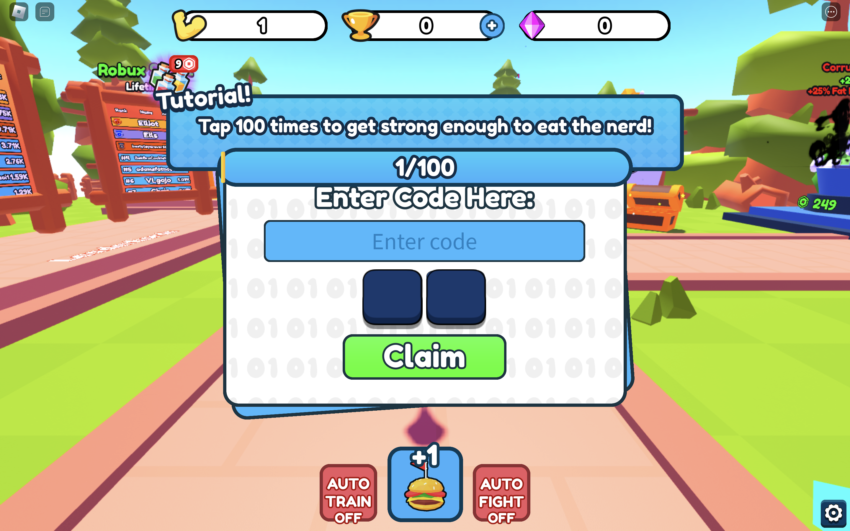 Redeem codes in Eat Everything Simulator