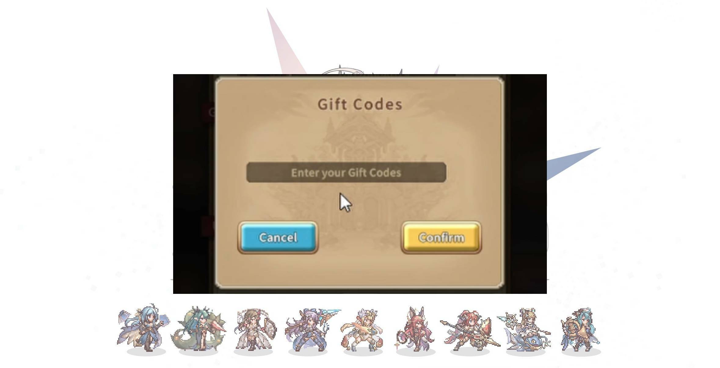 Redeem codes in Endless Grades Pixel Saga