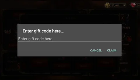 Redeem codes in Epic Hero Wars